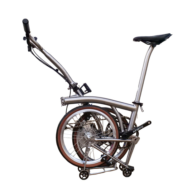 Full aero titanium brompton Clone 16 Inch tri-fold  Bike