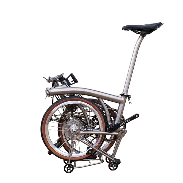 Full aero titanium brompton Clone 16 Inch tri-fold  Bike