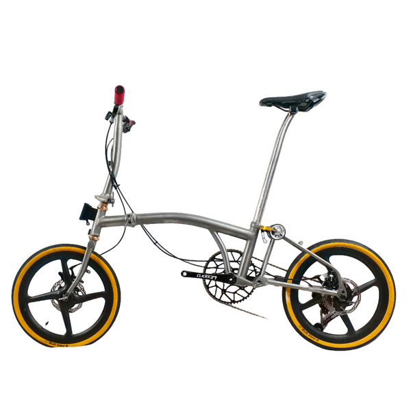 16inch full titanium brompton P line flat disc edition