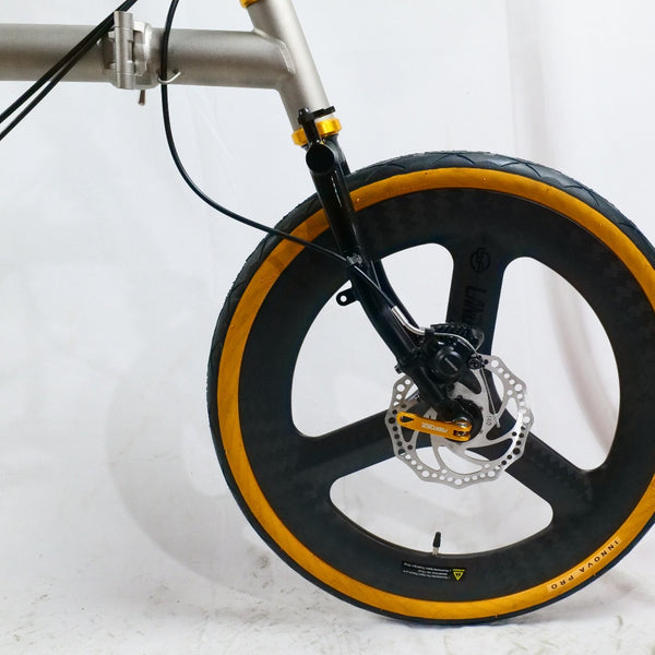 16inch full titanium brompton P line flat disc edition