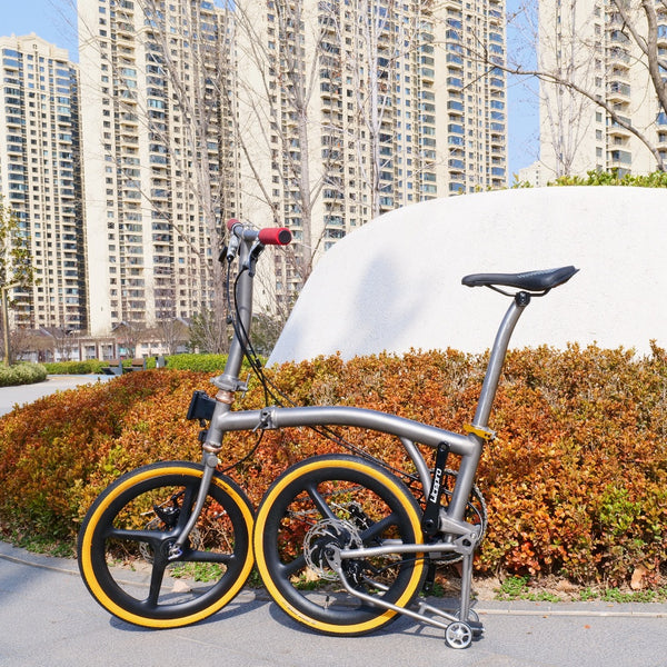 16inch full titanium brompton P line flat disc edition