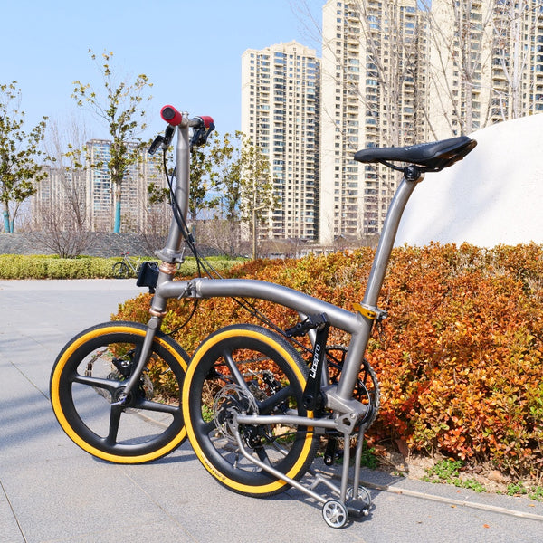 16inch full titanium brompton P line flat disc edition