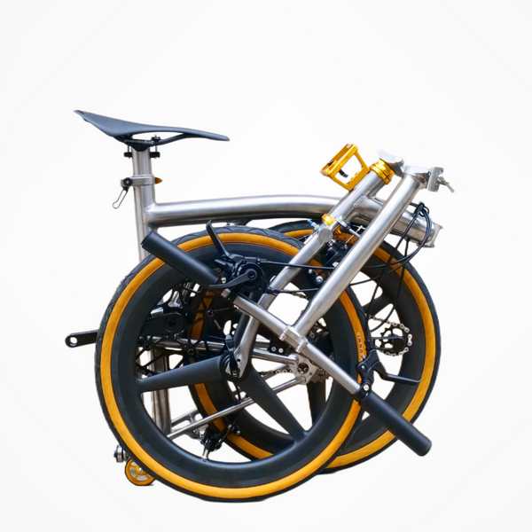 20inch trifold full aero titanium brompton bike rim brake 7 speed