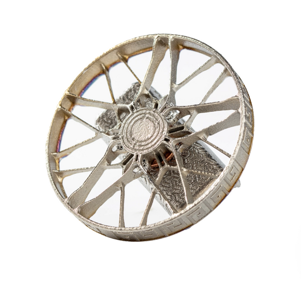 3DO 3D-Printed Titanium Hinge Clamp Knob for Brompton T Line | 34g/Pair | by HEXATI