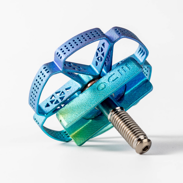 3DO 3D-Printed Titanium Hinge Clamp Knob for Brompton T Line | 34g/Pair | by HEXATI