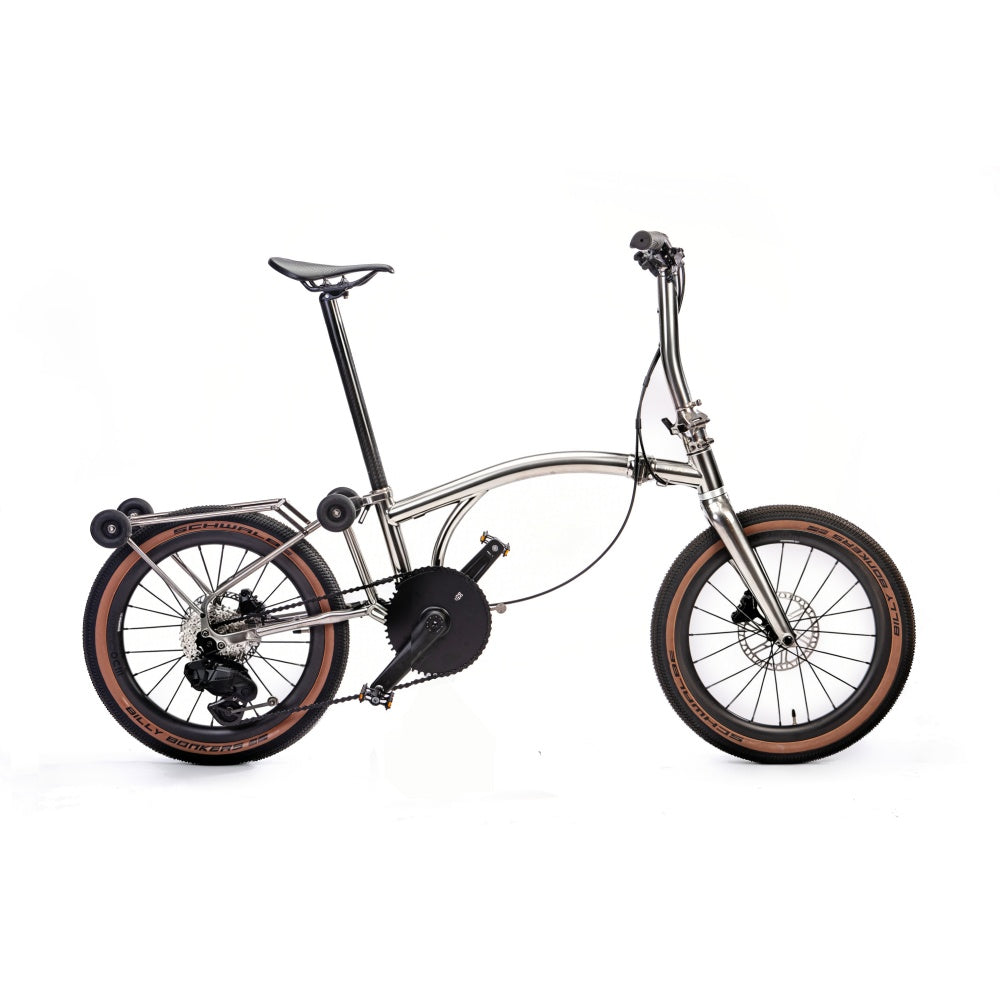 HEXATI T20 ELite – 9.4kg Full‑Aero Titanium Tri‑Fold Gravel Bike