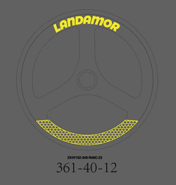 LANDAMOR 305 Carbon Wheels 16 Inch Tri Spokes V  Brake 7 Speed Folding Bike Ceramic Bearing Lightweight