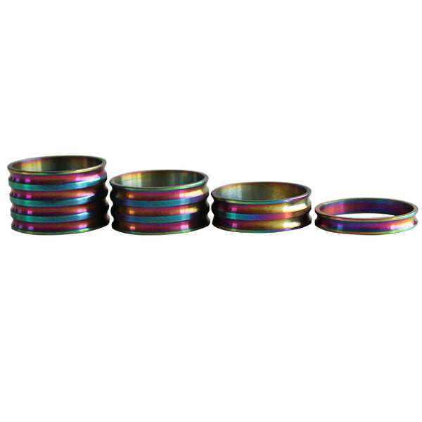 COMEPLAY custom grade9 Ti3Al2.5v titanium spacers
