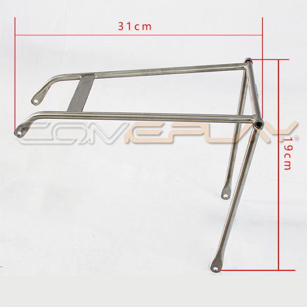 Titanium Rear Rack for Brompton P /T line