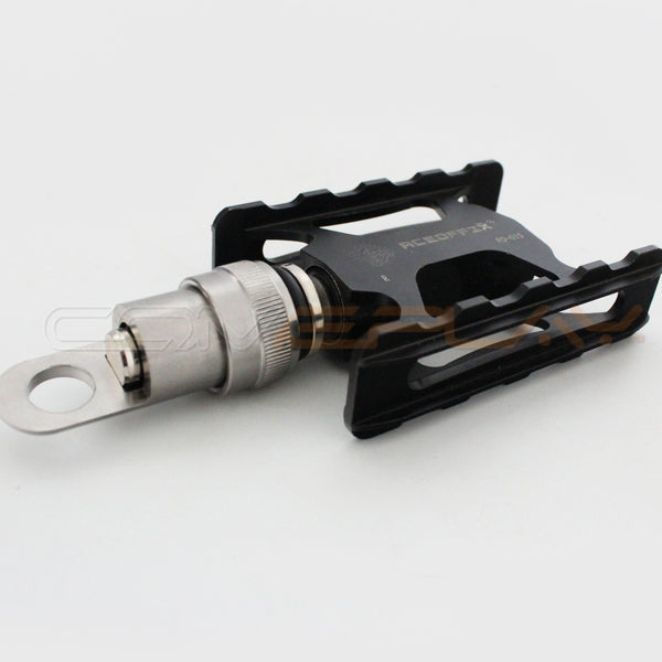 Titanium MKS  TPW QD Pedal Holder for Brompton Bicycle Ti Quick Release Pedals adapter of MKS EZY System