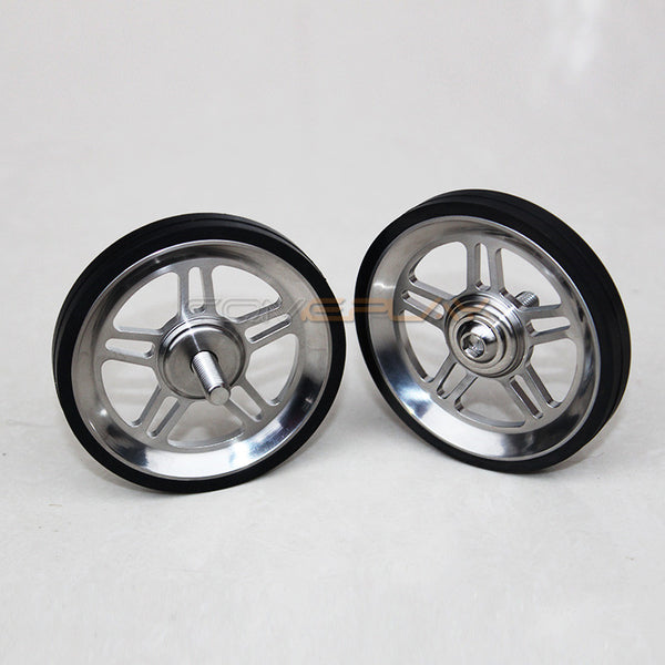 Titanium Eazy Wheels for Brompton Bicycle