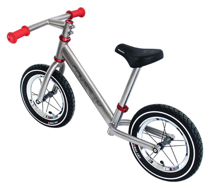 Titanium store balance bike