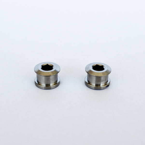Raw Grade5 Ti6Al4v titanium bike bicycle Crankset Chainring Bolts Nuts  M8* 6.5MM