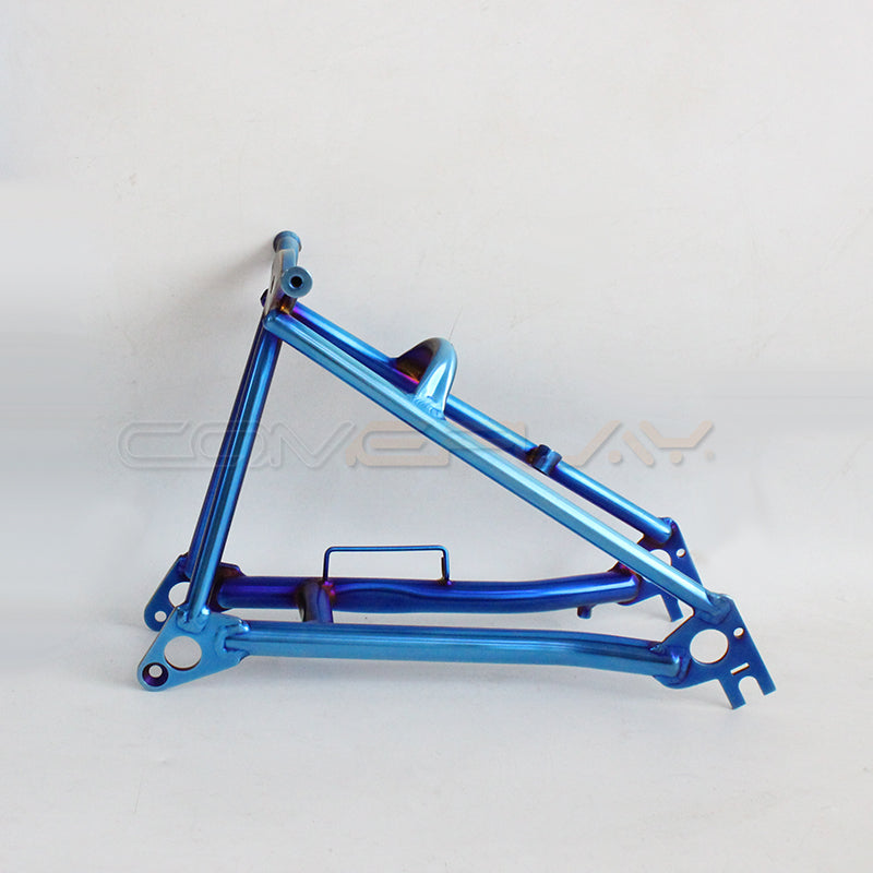 colorful Titanium Rear Triangle rear fork rear frame fit for Brompton –  TITANIUM BIKE