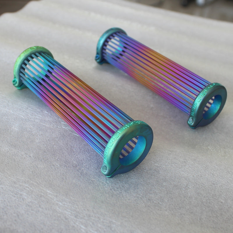 COMEPLAY gr.5 ti6al4v colorful titanium bike handlebar grips