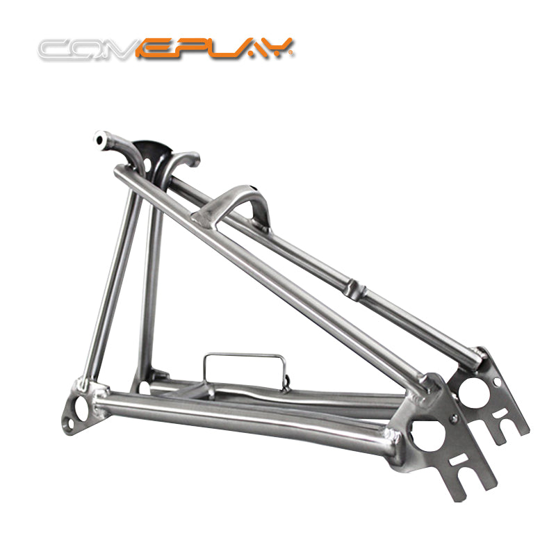 Titanium Rear frame rear fork rear triangle fit for Brompton bike