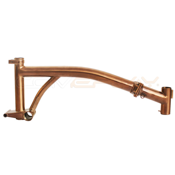 titanium brompton frame rose golden color