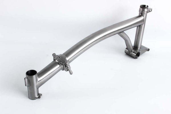 titanium brompton frame raw color
