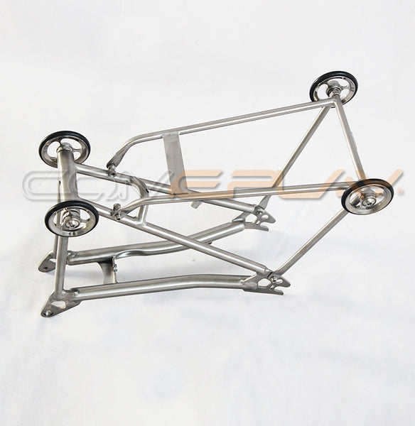 Titanium Rear Rack for Brompton P /T line