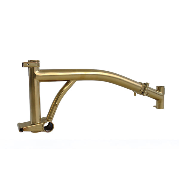 titanium brompton frame golden color