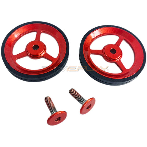 Titanium Brompton Easy Wheels (65mm)