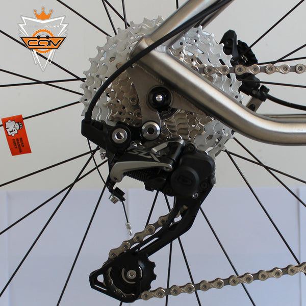 High-end titanium moutain MTB bike