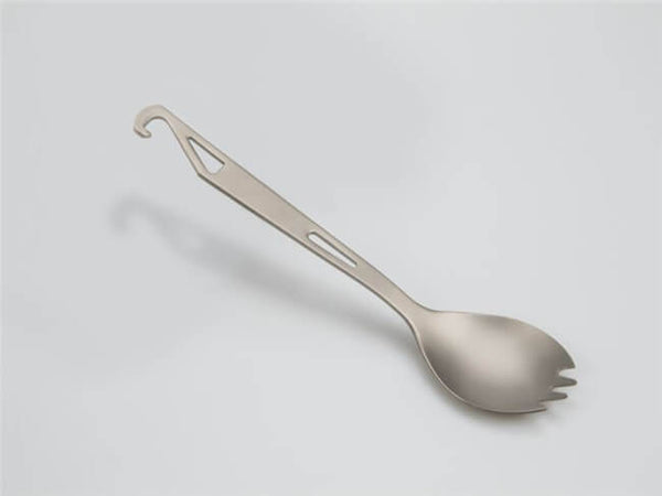 Titanium Spork (Spoon Fork) with Bottle Opener Extra Strong Ultra Lightweight (Ti)