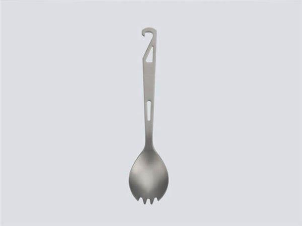 Titanium Spork (Spoon Fork) with Bottle Opener Extra Strong Ultra Lightweight (Ti)