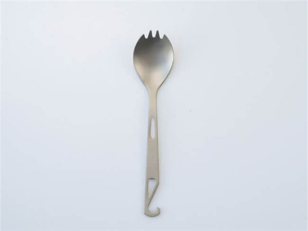 Titanium Spork (Spoon Fork) with Bottle Opener Extra Strong Ultra Lightweight (Ti)