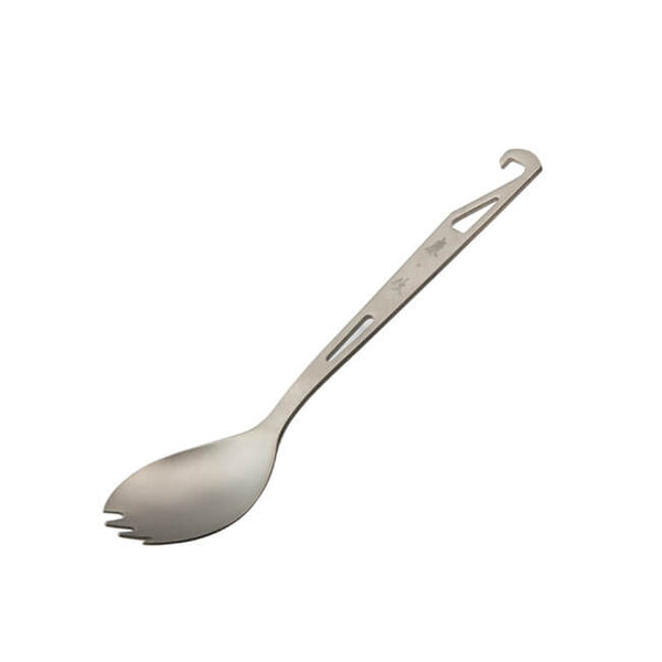 Titanium Spork (Spoon Fork) with Bottle Opener Extra Strong Ultra Lightweight (Ti)