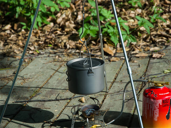 Campfire Pot Hanger Tripod