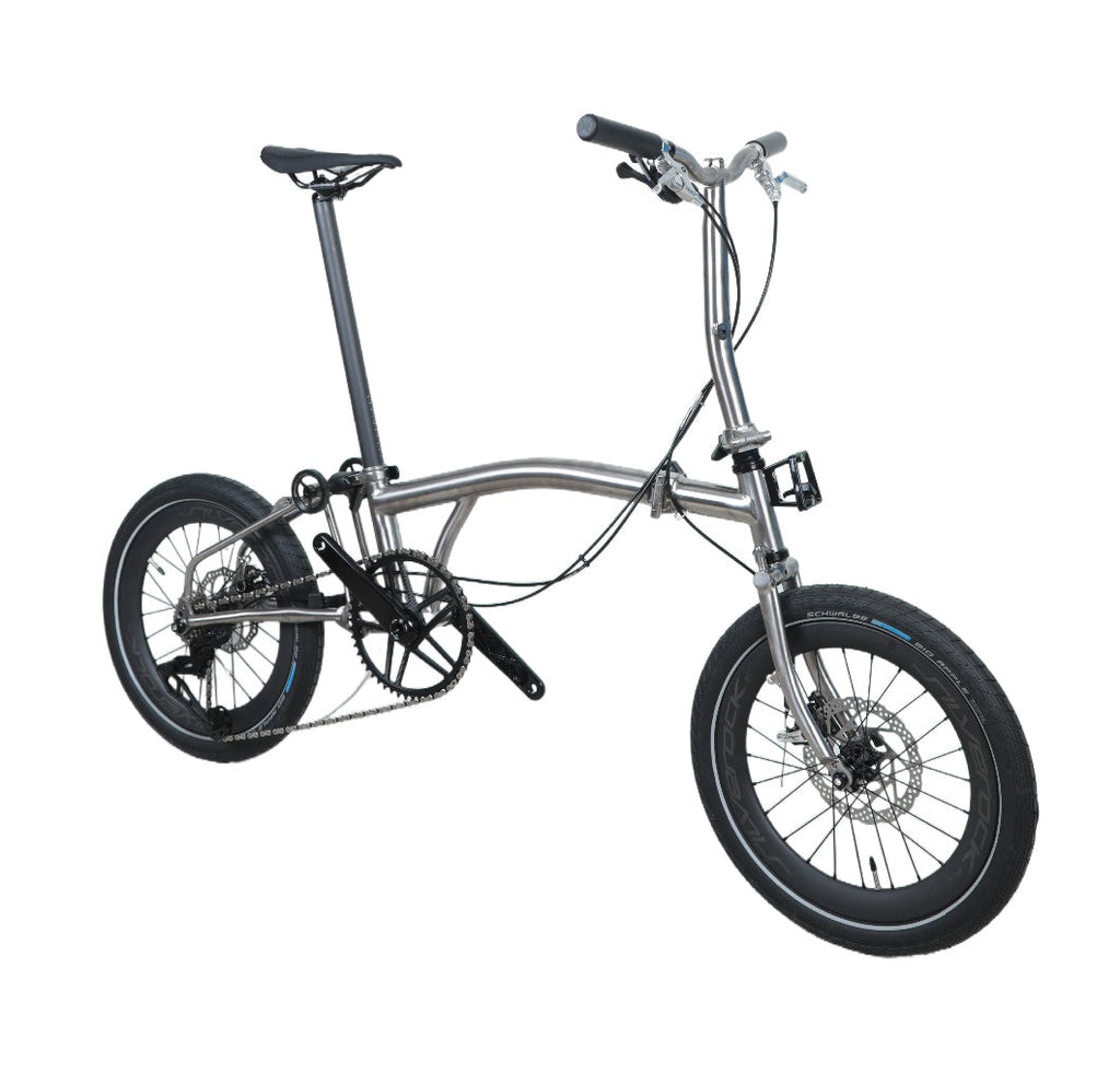 Revolutionizing Urban Mobility: The 18-Inch Titanium Tri-Fold like brompton is Here