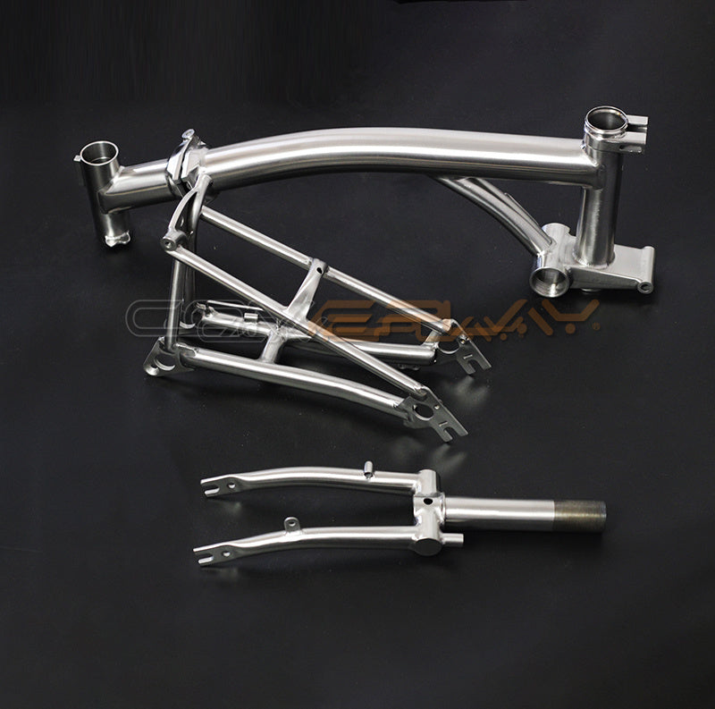 14inch titanium brompton frame tri-fold mini Mint-compatible framesets ...