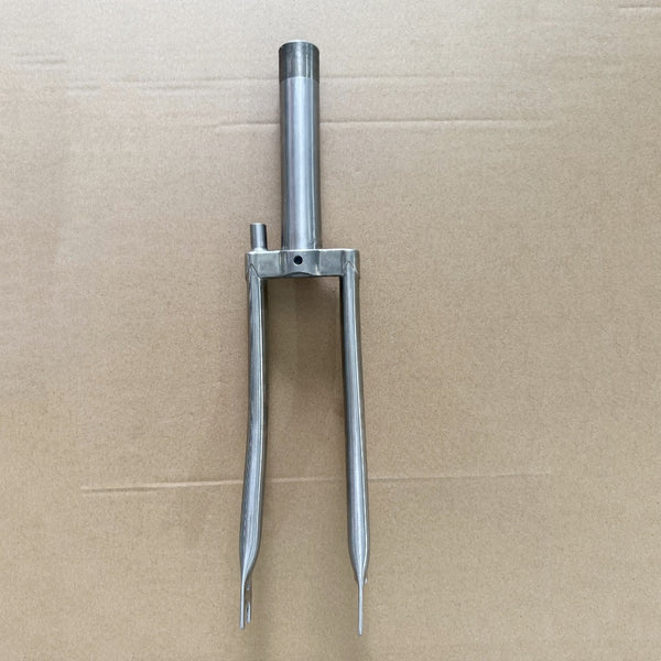 Ultra-Light 3D Printed 16" titanium brompton Fork with Integrated flat Disc Mount (74mm hub)
