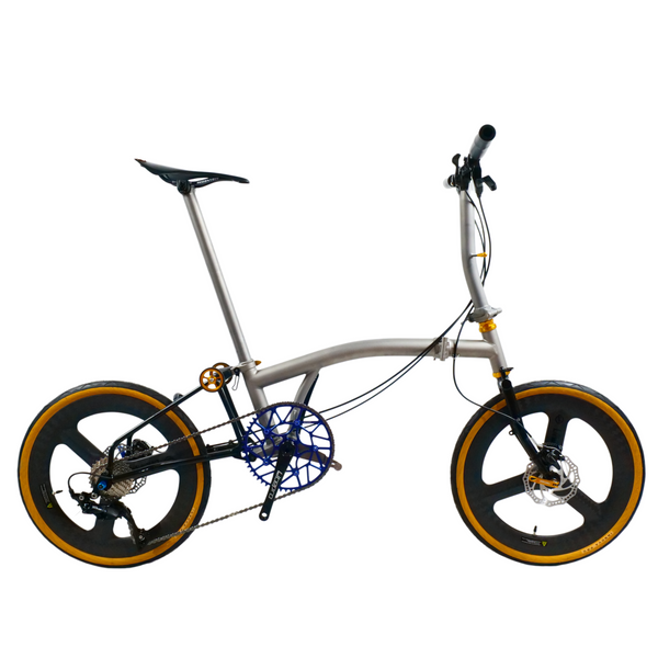 16inch full titanium brompton P line flat disc