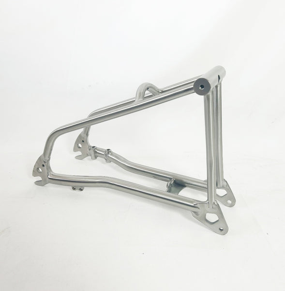 Titanium Brompton gravel P Line 18inch flat disc mount fat tire