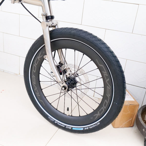 18 inchx2.0 Full Titanium  brompton  gravel 
