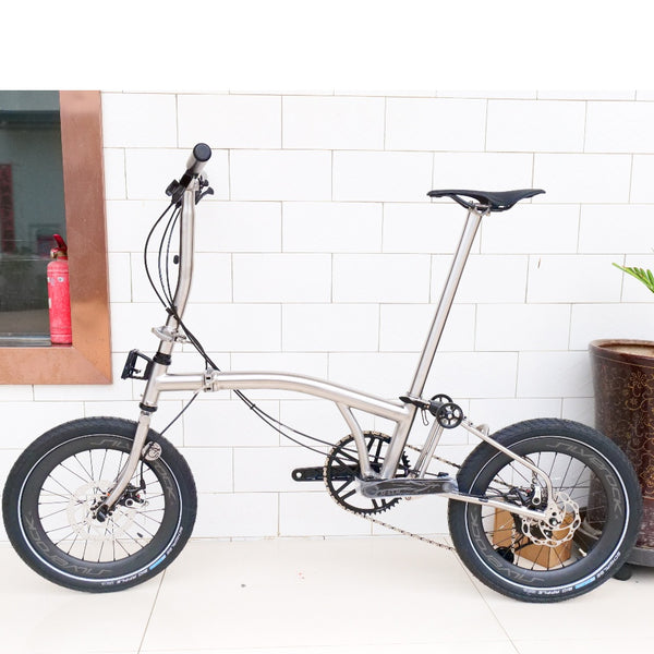 18 inchx2.0 Full Titanium  brompton  gravel 
