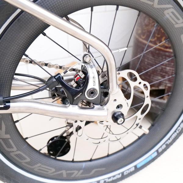 18 inchx2.0 Full Titanium  brompton  gravel 