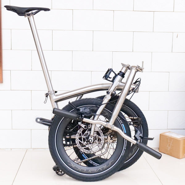 18 inchx2.0 Full Titanium  brompton  gravel 