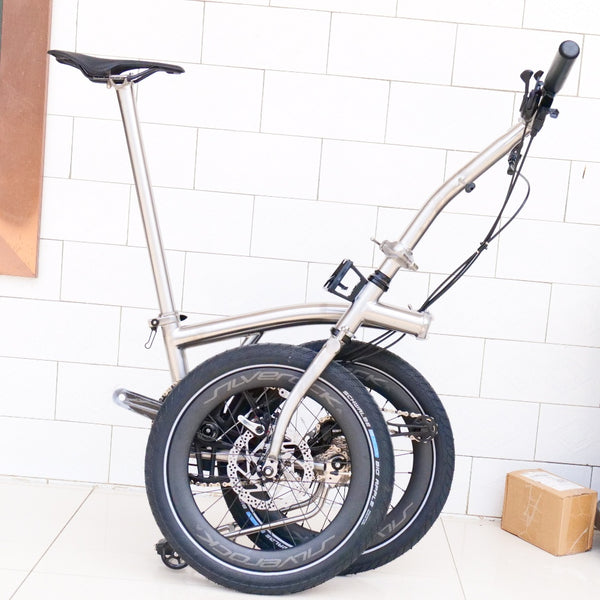 18 inchx2.0 Full Titanium  brompton  gravel 
