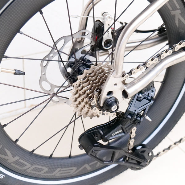 18 inchx2.0 Full Titanium  brompton  gravel 