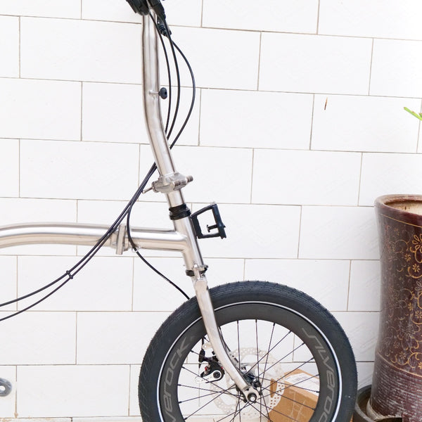 18 inchx2.0 Full Titanium  brompton  gravel 
