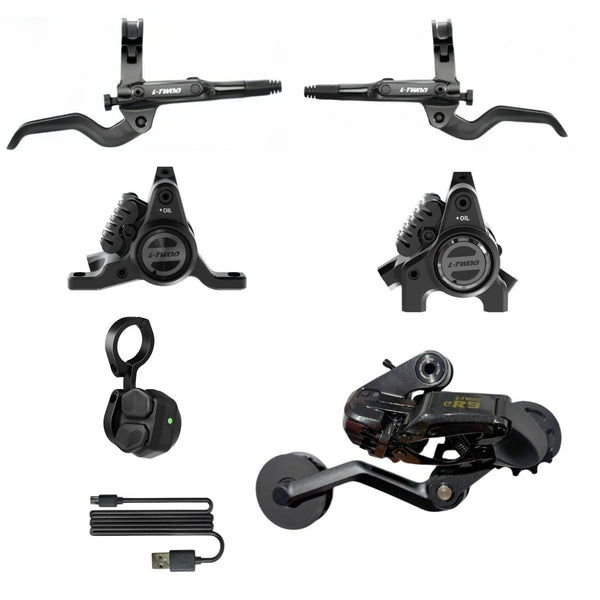LTWOO eR9 Wireless Electronic Shifting & Hydraulic Disc Brake Groupset – 2026 New, Fits Brompton & Foldable Bikes