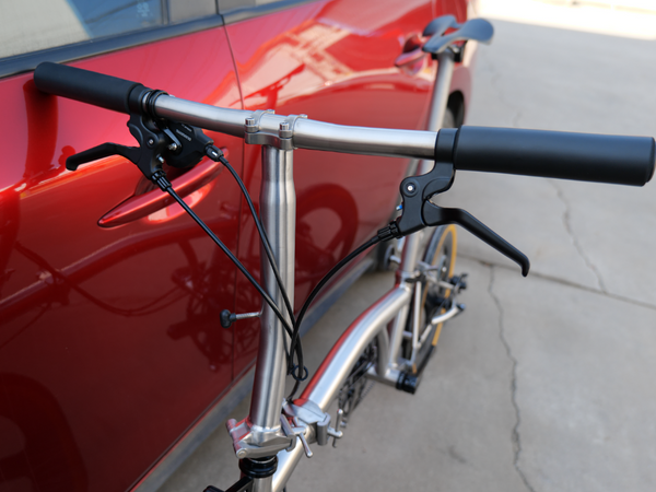 20 inch Full Titanium Trifold brompton Bike with Disc Brake