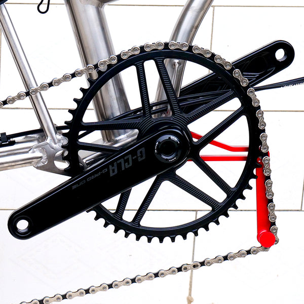 20inch Full Titanium Trifold brompton Bike with Disc Brake and carbon wheelset, 11speed