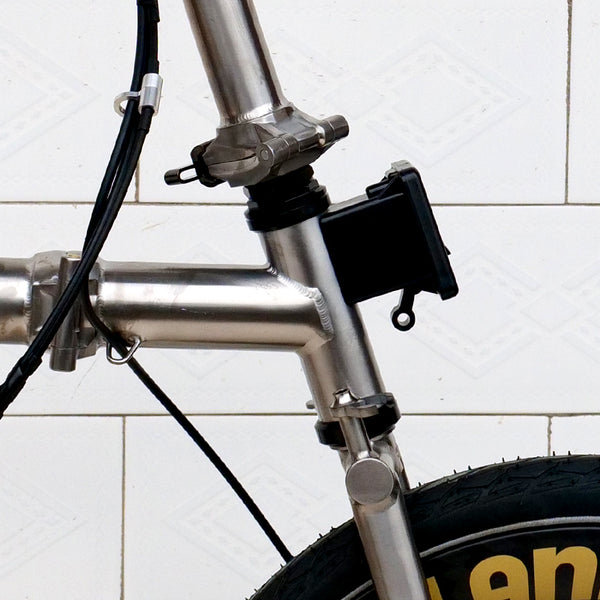 20inch Full Titanium Trifold brompton Bike with Disc Brake and carbon wheelset, 11speed