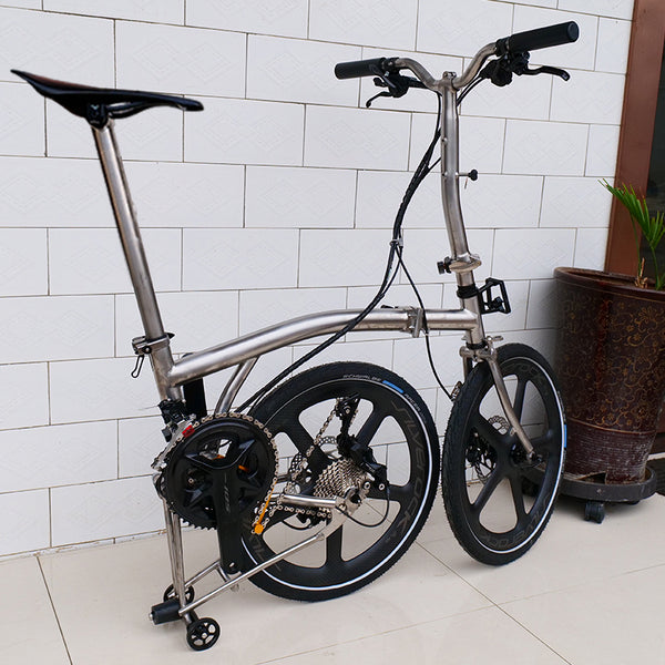 20inch Full Titanium brompton 22speed R7000