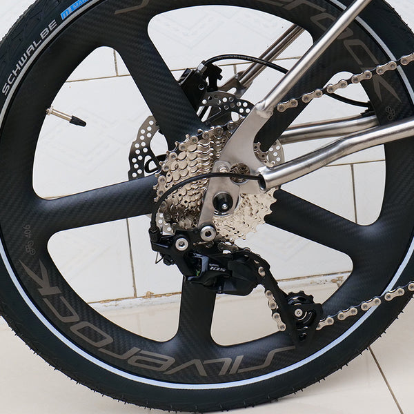 20inch Full Titanium brompton 22speed R7000