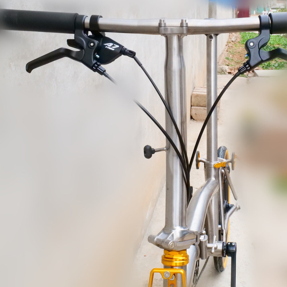 20inch trifold full aero titanium brompton bike rim brake 7 speed with ...